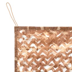 vidaXL Red camuflaje con bolsa de almacenamiento 4x6 m
