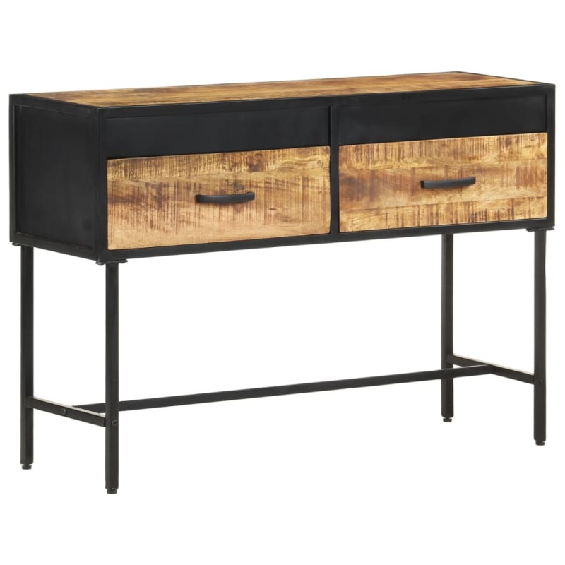 vidaXL Mesa consola de madera rugosa de mango 110x35x75 cm vidaXL Mesa consola de madera rugosa de mango 110x35x75 cm