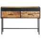vidaXL Mesa consola de madera rugosa de mango 110x35x75 cm vidaXL Mesa consola de madera rugosa de mango 110x35x75 cm