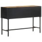 vidaXL Mesa consola de madera rugosa de mango 110x35x75 cm vidaXL Mesa consola de madera rugosa de mango 110x35x75 cm