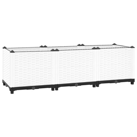 vidaXL Arriate polipropileno 120x40x38 cm