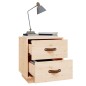 vidaXL Mesitas de noche 2 uds madera maciza de pino 40x34x45 cm vidaXL Mesitas de noche 2 uds madera maciza de pino 40x34x45 cm
