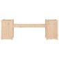 vidaXL Banco con jardineras madera maciza de pino 180x36x63 cm vidaXL Banco con jardineras madera maciza de pino 180x36x63 cm