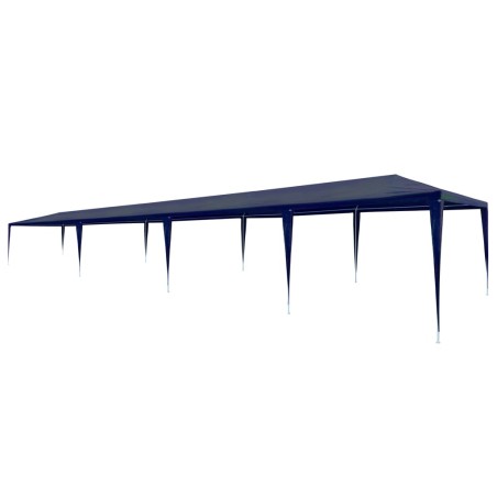 vidaXL Carpa para fiestas PE azul 3x12 m 