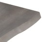 vidaXL Mesa de centro borde natural madera maciza acacia 60x60x40 cm
