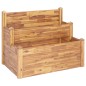 vidaXL Jardinera de 2 niveles madera maciza de acacia 110x75x84 cm vidaXL Jardinera de 2 niveles madera maciza de acacia 110x75x84 cm