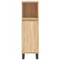 vidaXL Set de muebles de baño 3 pzas madera contrachapada roble sonoma vidaXL Set de muebles de baño 3 pzas madera contrachapada roble sonoma