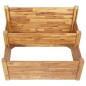 vidaXL Jardinera de 2 niveles madera maciza de acacia 110x75x84 cm vidaXL Jardinera de 2 niveles madera maciza de acacia 110x75x84 cm