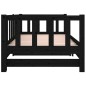 vidaXL Sofá cama extraíble madera maciza de pino negro 2x(90x190) cm vidaXL Sofá cama extraíble madera maciza de pino negro 2x(90x190) cm