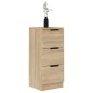 vidaXL Aparadores 2 uds madera contrachapada roble Sonoma 30x30x70 cm vidaXL Aparadores 2 uds madera contrachapada roble Sonoma 30x30x70 cm