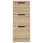 vidaXL Aparadores 2 uds madera contrachapada roble Sonoma 30x30x70 cm vidaXL Aparadores 2 uds madera contrachapada roble Sonoma 30x30x70 cm