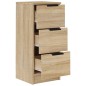 vidaXL Aparadores 2 uds madera contrachapada roble Sonoma 30x30x70 cm vidaXL Aparadores 2 uds madera contrachapada roble Sonoma 30x30x70 cm
