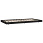 vidaXL Estructura de cama madera maciza de pino negro 100x200 cm vidaXL Estructura de cama madera maciza de pino negro 100x200 cm