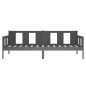 vidaXL Sofá cama madera maciza de pino gris 90x190 cm vidaXL Sofá cama madera maciza de pino gris 90x190 cm