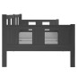 vidaXL Sofá cama madera maciza de pino gris 90x190 cm vidaXL Sofá cama madera maciza de pino gris 90x190 cm