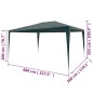 vidaXL Carpa para fiestas verde 3x4 m vidaXL Carpa para fiestas verde 3x4 m