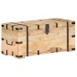 vidaXL Baúl madera maciza de mango 90x40x40 cm vidaXL Baúl madera maciza de mango 90x40x40 cm