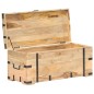 vidaXL Baúl madera maciza de mango 90x40x40 cm vidaXL Baúl madera maciza de mango 90x40x40 cm