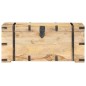 vidaXL Baúl madera maciza de mango 90x40x40 cm vidaXL Baúl madera maciza de mango 90x40x40 cm