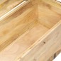 vidaXL Baúl madera maciza de mango 90x40x40 cm vidaXL Baúl madera maciza de mango 90x40x40 cm