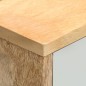 vidaXL Mueble para TV de madera maciza de mango 110x35x48 cm