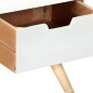 vidaXL Mueble para TV de madera maciza de mango 110x35x48 cm