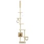 vidaXL Rascador para gatos con postes de sisal beige 260 cm vidaXL Rascador para gatos con postes de sisal beige 260 cm