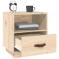 vidaXL Mesitas de noche 2 uds madera maciza de pino 40x34x45 cm