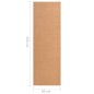 vidaXL Alfombra de pasillo BCF beige 80x250 cm vidaXL Alfombra de pasillo BCF beige 80x250 cm