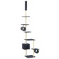 vidaXL Rascador para gatos con postes de sisal azul oscuro 260 cm vidaXL Rascador para gatos con postes de sisal azul oscuro 260 cm