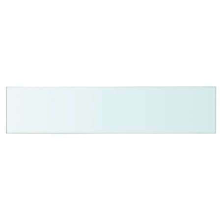 vidaXL Panel de estante vidrio claro 60x12 cm