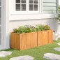 vidaXL Arriate de madera maciza de teca 150x50x50 cm vidaXL Arriate de madera maciza de teca 150x50x50 cm