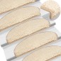 vidaXL Alfombrillas de escalera 10 unidades crema 65x21x4 cm vidaXL Alfombrillas de escalera 10 unidades crema 65x21x4 cm