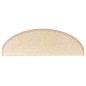 vidaXL Alfombrillas de escalera 10 unidades crema 65x21x4 cm vidaXL Alfombrillas de escalera 10 unidades crema 65x21x4 cm