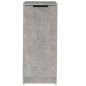 vidaXL Mueble zapatero madera contrachapada gris hormigón 30x35x70 cm vidaXL Mueble zapatero madera contrachapada gris hormigón 30x35x70 cm