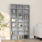 vidaXL Estante de CD madera contrachapada gris Sonoma 102x23x177,5 cm vidaXL Estante de CD madera contrachapada gris Sonoma 102x23x177,5 cm
