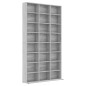 vidaXL Estante de CD madera contrachapada gris Sonoma 102x23x177,5 cm vidaXL Estante de CD madera contrachapada gris Sonoma 102x23x177,5 cm