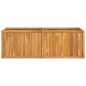 vidaXL Arriate de madera maciza de teca 150x50x50 cm vidaXL Arriate de madera maciza de teca 150x50x50 cm