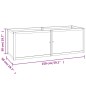 vidaXL Arriate de madera maciza de teca 150x50x50 cm vidaXL Arriate de madera maciza de teca 150x50x50 cm