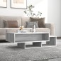 vidaXL Mesa de centro madera contrachapada gris Sonoma 105x55x32 cm vidaXL Mesa de centro madera contrachapada gris Sonoma 105x55x32 cm