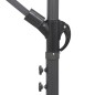 vidaXL Sombrilla colgante con palo de aluminio gris taupe 3 m vidaXL Sombrilla colgante con palo de aluminio gris taupe 3 m