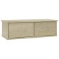 vidaXL Estante cajones pared contrachapada color roble 60x26x18,5cm