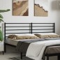 vidaXL Cabecero de metal negro 193 cm vidaXL Cabecero de metal negro 193 cm