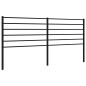 vidaXL Cabecero de metal negro 193 cm vidaXL Cabecero de metal negro 193 cm