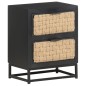 vidaXL Mesita de noche de madera maciza de mango 40x30x50 cm vidaXL Mesita de noche de madera maciza de mango 40x30x50 cm