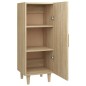 vidaXL Aparador de madera contrachapada roble Sonoma 34,5x34x90 cm vidaXL Aparador de madera contrachapada roble Sonoma 34,5x34x90 cm