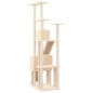 vidaXL Rascador para gatos con postes de sisal crema 190 cm vidaXL Rascador para gatos con postes de sisal crema 190 cm