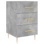 vidaXL Mesita de noche madera de ingeniería gris hormigón 40x40x66 cm vidaXL Mesita de noche madera de ingeniería gris hormigón 40x40x66 cm