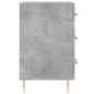 vidaXL Mesita de noche madera de ingeniería gris hormigón 40x40x66 cm vidaXL Mesita de noche madera de ingeniería gris hormigón 40x40x66 cm