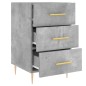 vidaXL Mesita de noche madera de ingeniería gris hormigón 40x40x66 cm vidaXL Mesita de noche madera de ingeniería gris hormigón 40x40x66 cm